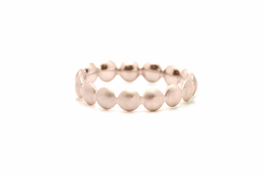 Lente Ring in 18k Rose Gold With Satin Finish