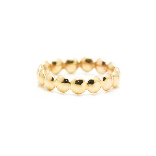 Tresor Collection - Lente Ring in 18k Yellow Gold With Satin Finish 