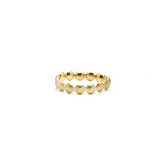 Lente Ring in 18k Yellow Gold With Satin Finish