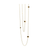 Tresor Collection - Pave Diamond Lente 36'' Long Necklace in 18 Yellow Gold