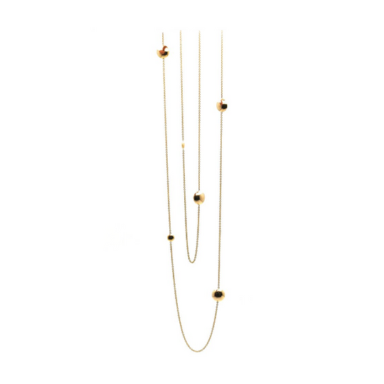 Lente 36'' Long Necklace in 18 Yellow Gold