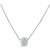 18K Gold Lente Necklace With Diamond