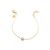18k Yellow Gold Bracelet with Diamond