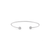 18K Yellow Gold Lente Bangle With Diamond