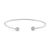 Tresor Collection - Lente Bangle With Diamond 18K White Gold