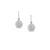 Tresor Collection - Diamond Lente Dangle Earrings in 18k Gold