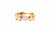 Lente ring with diamond accent in 18k Rose Gold