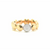 Tresor Collection - Lente Ring with Diamond Accent in 18k Yellow Gold