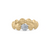 Tresor Collection - Lente Ring with Diamond Accent in 18k Yellow Gold