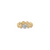 Lente ring with diamond accent in 18k Rose Gold