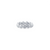 Diamond Lente Ring In 18K White Gold