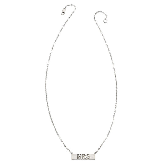 Love Token Necklace - MRS