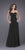 La Femme - Strapless Sweetheart Long Dress 14589 In Black