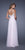 La Femme - 20717 Bedazzled V-neck A-line Dress in Pink
