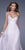 La Femme - 20717 Bedazzled V-neck A-line Dress in Pink