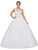 Dancing Queen Bridal - 1142 Sheer and Sparkling Sleeveless Ball Gown