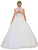 Dancing Queen Bridal - 1142 Sheer and Sparkling Sleeveless Ball Gown