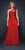 Lara Dresses - One-Shoulder Neck Chiffon A-Line Dress 21444 in Red