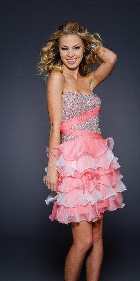 Lara Dresses - 21700 in Coral