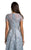 Lara Dresses - 29917 Crystal Embellished Short Sleeves Gown In Blue