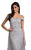 Lara Dresses - 29934 Bedazzled Off-Shoulder Long Dress In Purple