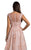 Lara Dresses - 29948 Lace Illusion Scoop Peplum A-line Dress In Pink
