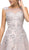 Cinderella Divine - UE003 Embellished Bateau A-line Gown In Purple