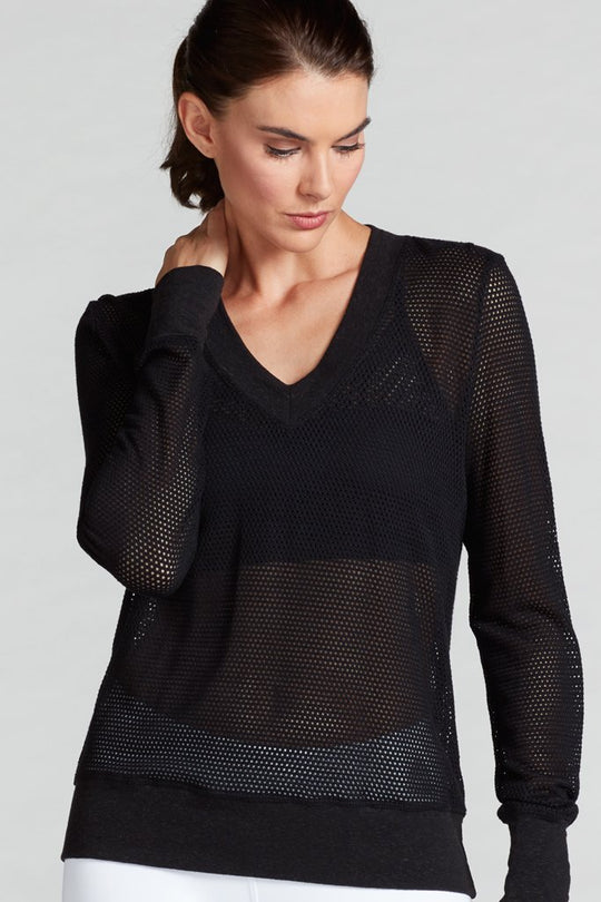 Lindsay Mesh Sweatshirt