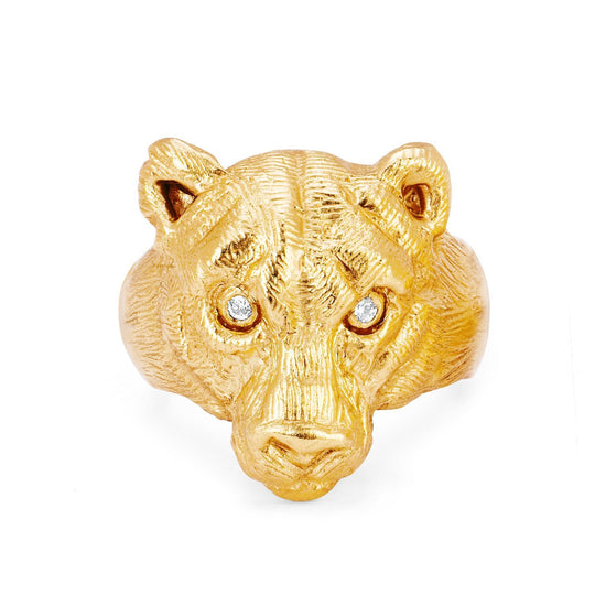 NEW! 18k Wilderness Lioness Ring