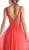 Cinderella Divine - Crisscrossed Ornate Illusion Panel Gown
