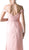 Cinderella Divine - Draping Off-Shoulder Surplice Chiffon Formal Gown