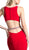 Cinderella Divine - 62806 Peaked Illusion Paneled Cutout Long Gown In Red