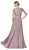 Cinderella Divine - CD0134 Beaded Lace Chiffon A-line Dress In Pink