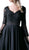 Long Bell Sleeve Lace Ornate A-Line Long Evening Gown