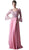Cinderella Divine - Sweetheart Long Bell Sleeves Lace Evening Gown CR773 - 1 pc Dusty Rose in Sizes 12 Available