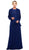 Embellished Bateau Neck A-Line Dress