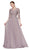Cinderella Divine - CR832 Embroidered A-Line Evening Dress In Purple