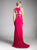 Cinderella Divine - 84222 Multi-Illusion Cutout Long Mermaid Gown In Pink