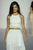 Sherri Hill - 52928 Crochet Long Ivory Dress In White