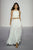 Sherri Hill - 52928 Crochet Long Ivory Dress In White