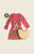 RAGA - Passion Struck Slit Sleeve Dress in Pink