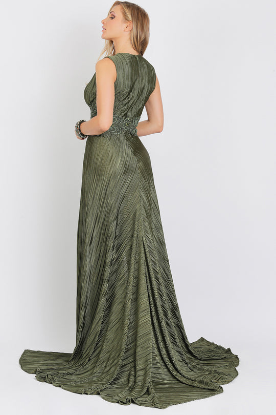 Luli Wrinkle Caviar Green