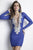 Baccio Couture - Zelyn Painted In Blue And Silver