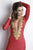 Baccio Couture - Zelyn Painted In Red And Gold