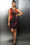 Short Dress with Multi-Colored Pattern M103