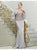 Marsoni by Colors - M110 Embellished Sweetheart Dress with Bolero in Silver