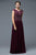 M173 Keyhole A-Line Chiffon Gown