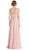 Lace Illusion Jewel Mother of Bride A-line Dress