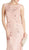 Bedazzled Lace Sheer Bateau Mother of Bride Gown
