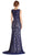 Bedazzled Lace Sheer Bateau Mother of Bride Gown
